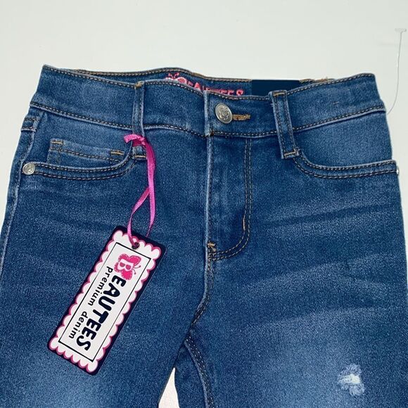🔥BEAUTEES GIRLS JEANS KIDS SIZE 3 New - Picture 2 of 3